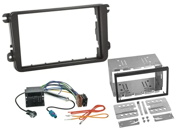 Radioeinbauset Doppel DIN Autoradio für Seat Alhambra Leon Toledo