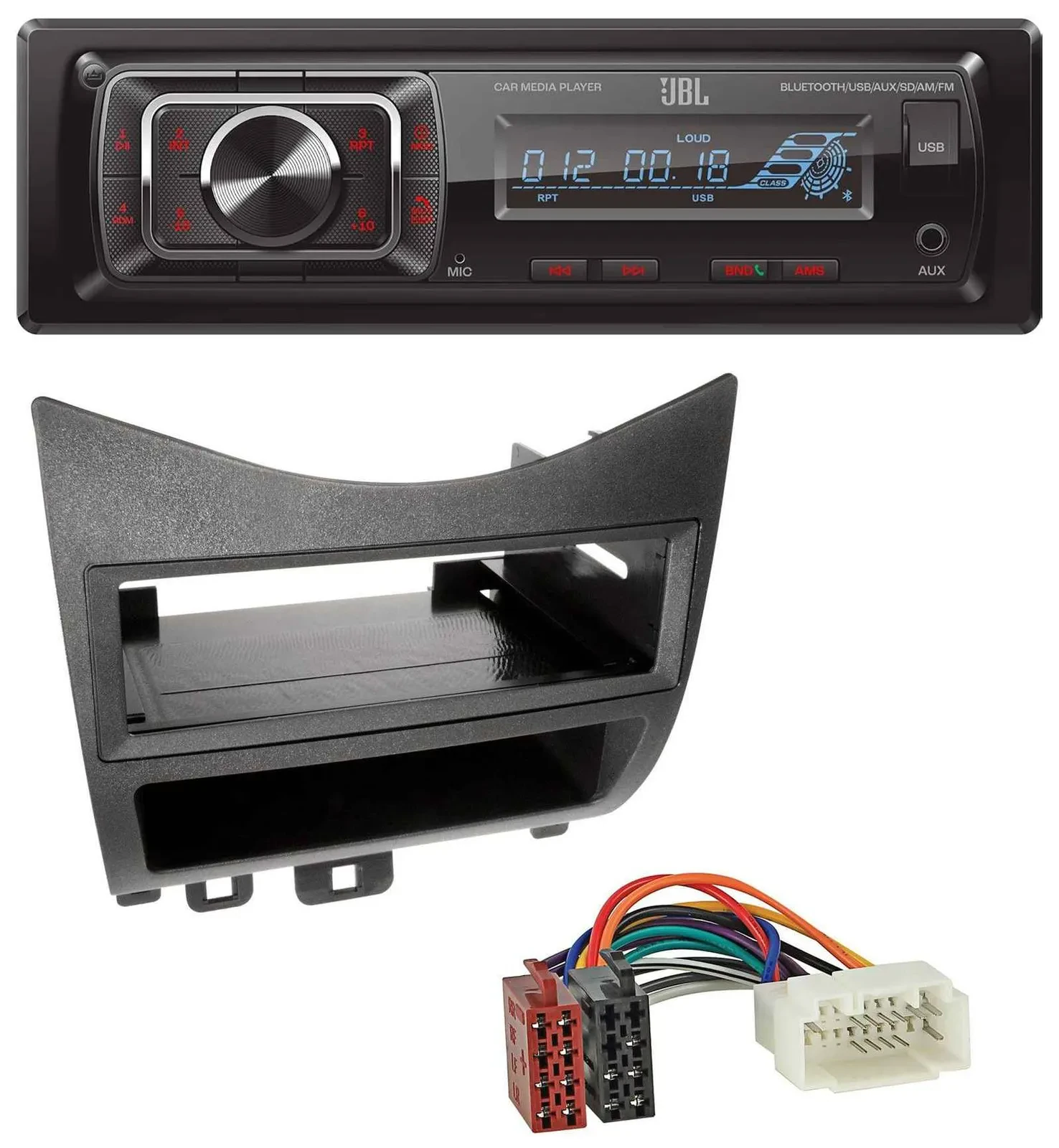 JBL SD AUX MP3 USB Bluetooth Autoradio für Honda Accord (2003-2007)