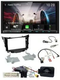 Kenwood Lenkrad 2DIN USB DAB Bluetooth Autoradio für Hyundai I30 ab 2017