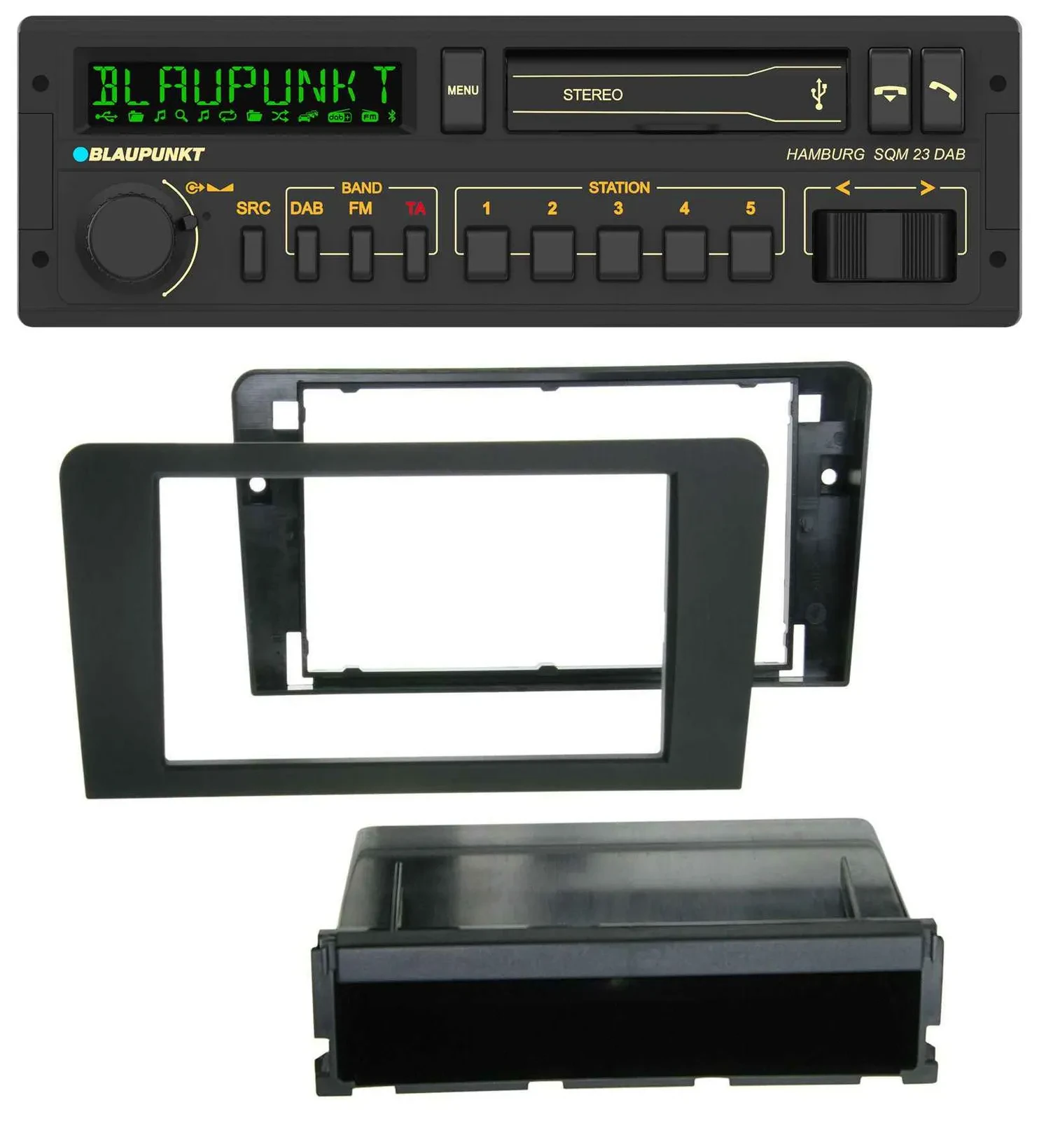 Blaupunkt USB DAB Bluetooth Lenkrad Autoradio für Audi A3 8P 03-12 Bose Aktivsys