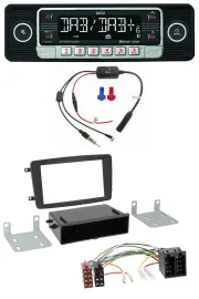 Dietz MP3 DAB Bluetooth USB Autoradio für Mercedes C-Klasse CLK Vito Viano