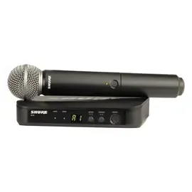 Микрофонная радиосистема SHURE BLX24E/B58-M17  с ручным передатчиком Beta58 динамическим суперкардиоидным 662-638 МГц