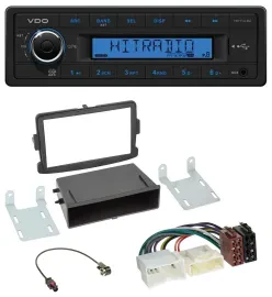 VDO AUX 1DIN MP3 USB Autoradio für Dacia Logan Sandero Opel Vivaro