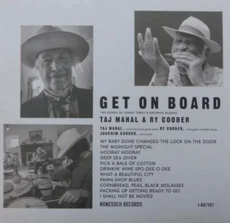 Виниловая пластинка Taj Mahal / Ry Cooder – Get On Board