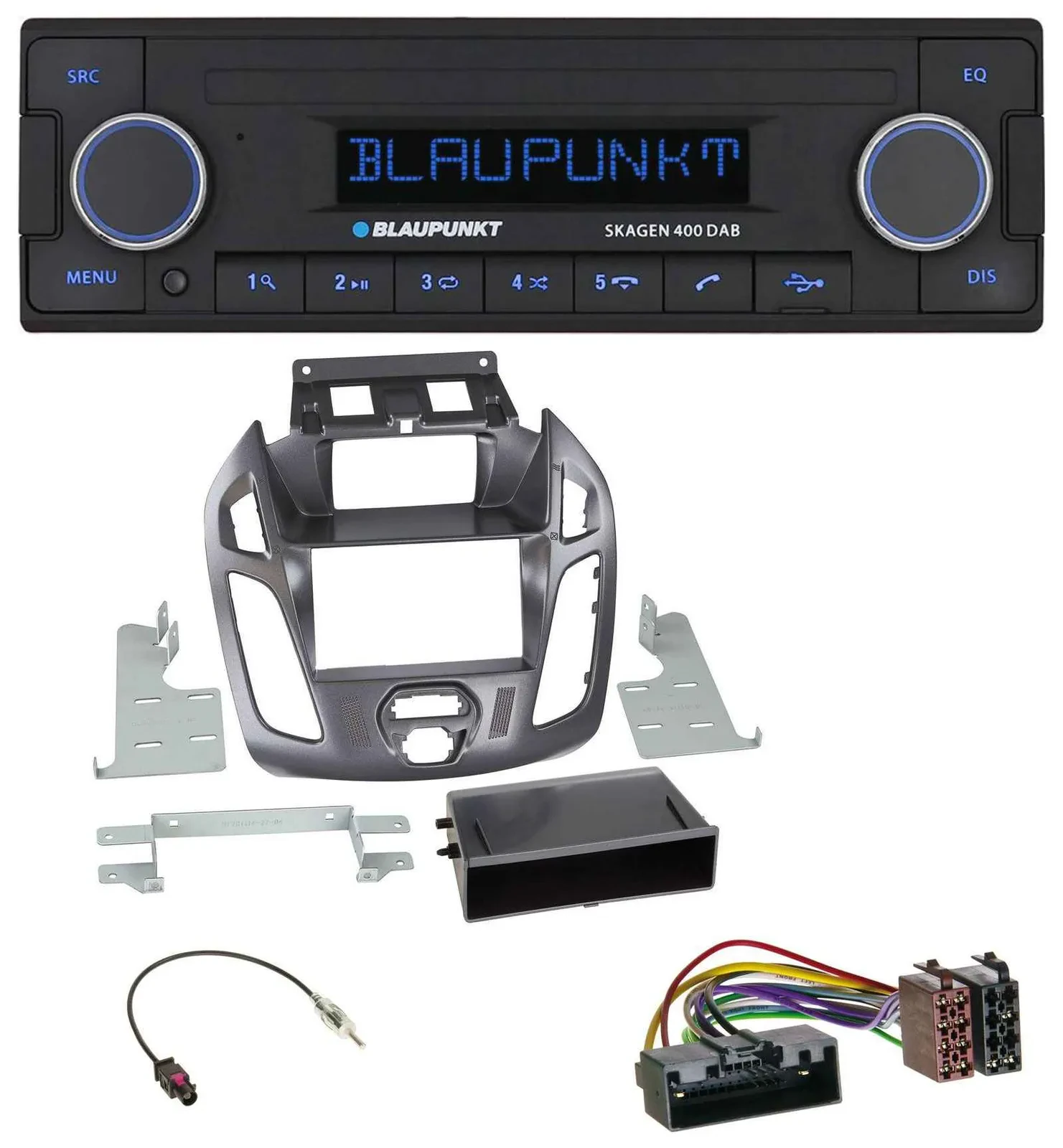 Автомагнитола для Ford Transit Connect (2012–2018) Blaupunkt DAB, USB, Bluetooth, MP3