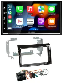 Kenwood DAB USB Bluetooth 2DIN MP3 Autoradio für Citroen Jumper 2006-2011 Piano