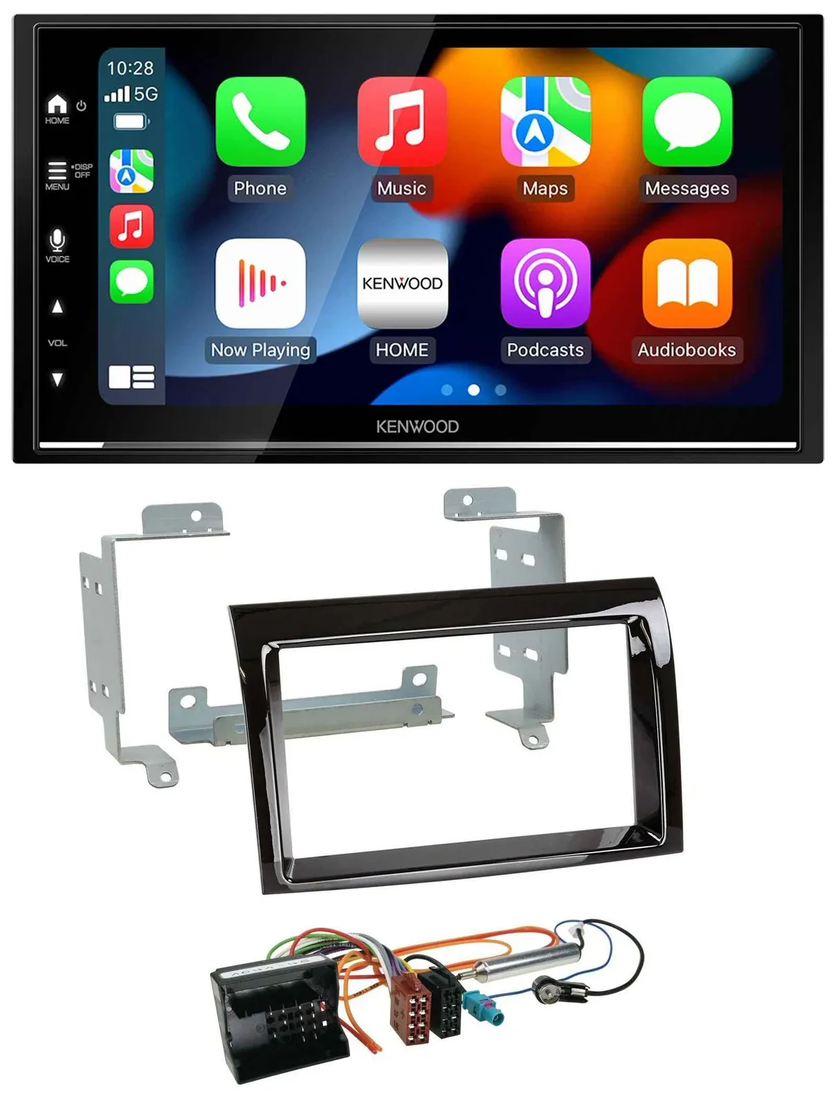 Kenwood DAB USB Bluetooth 2DIN MP3 Autoradio für Citroen Jumper 2006-2011 Piano