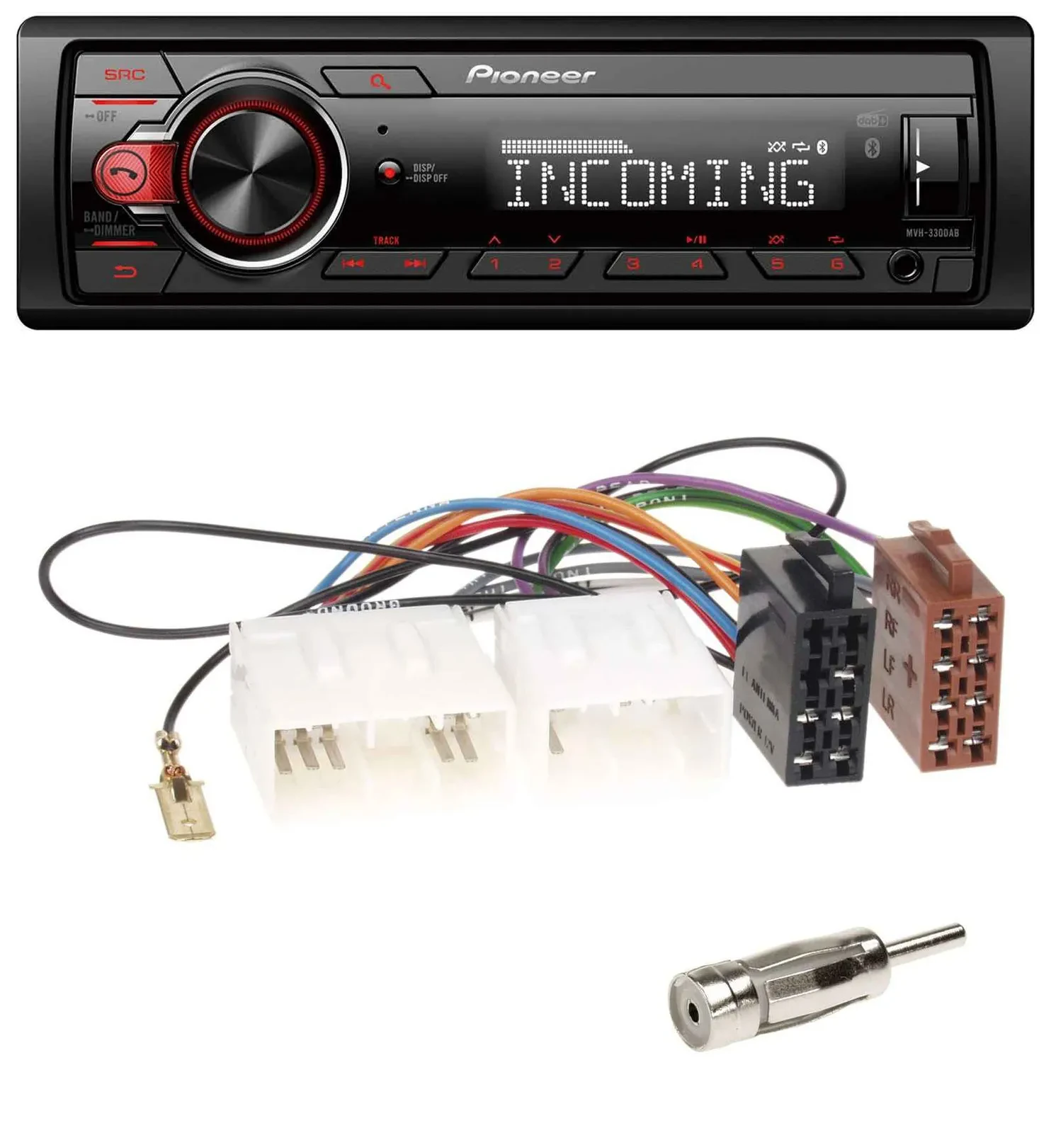 Pioneer Bluetooth USB DAB MP3 Autoradio für Mazda MX-5 (1989-2000)