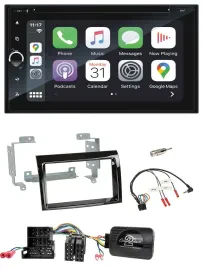 Blaupunkt DAB Lenkrad TMC Bluetooth USB 2DIN Navigation für Fiat Peugeot Citroen