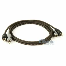 Rockford Fosgate RFI-3 3 Tt. 2-Channel Twisted RCA Interconnect Signal Cable