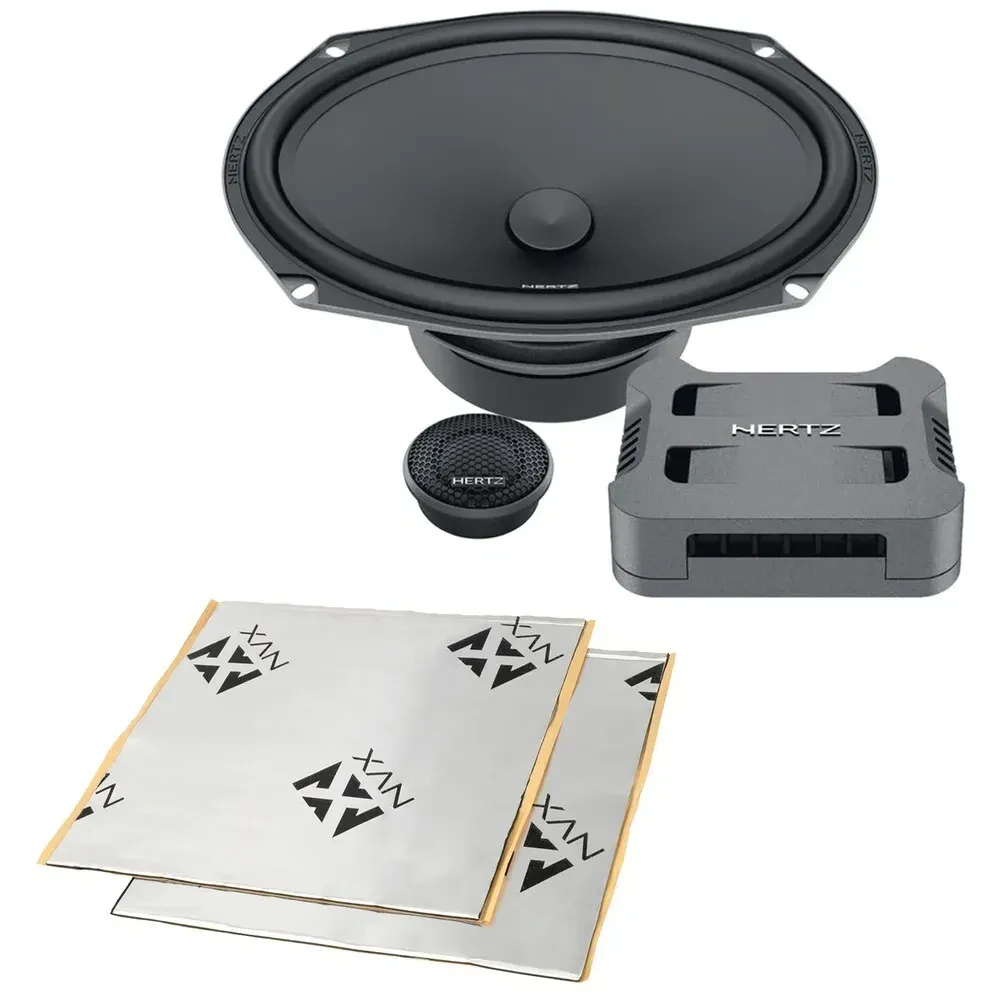 Hertz CPK 690 240W RMS 6x9" Component Speakers w/ Sound Damping