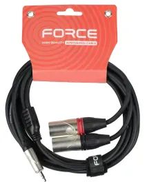 Коммутационный кабель Force FLC-19/3 Black 3 м