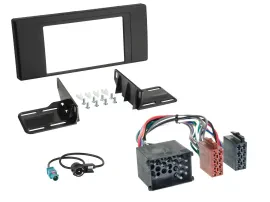 Radioeinbauset Doppel DIN Autoradio für BMW X5 (E53 2000 2002)