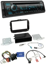 Kenwood Bluetooth USB CD Lenkrad DAB Autoradio für Alfa Romeo Giulietta 13-21 IS