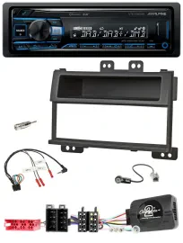 Alpine USB Bluetooth DAB Lenkrad Autoradio für Hyundai i20 ISO 2009-11 schwarz