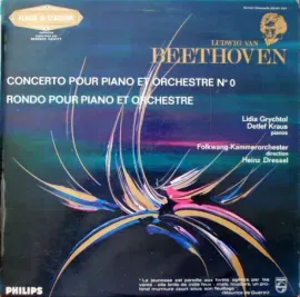 Виниловая пластинка Ludwig van Beethoven – Concerto Pour Piano N° 0 / Rondo Б/У