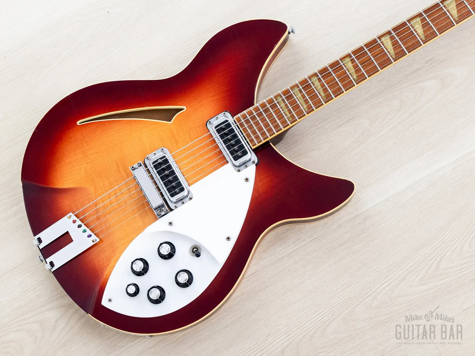 1992 Rickenbacker 360 WB OS Body Amber Fireglo, Near-Mint w/ Case