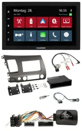 Blaupunkt Lenkrad Bluetooth DAB 2DIN USB Autoradio für Honda Civic 06-10 Hybrid