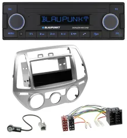 Blaupunkt DAB USB Bluetooth MP3 Autoradio für Hyundai i20 (12-14) man. Klima