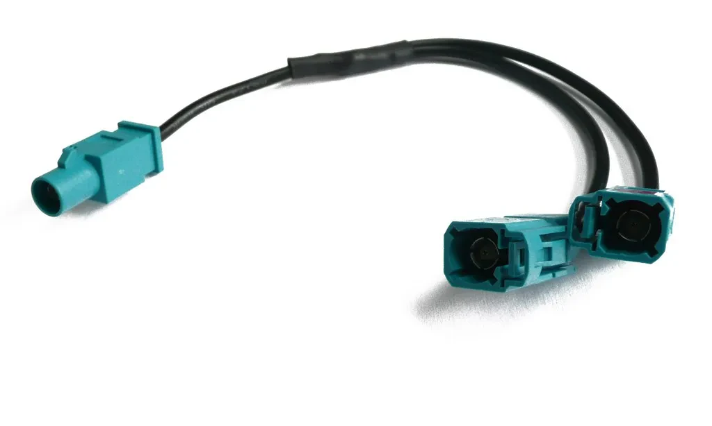 Antennenadapter - Fakra (Stecker) - 2x Fakra (Buchse)