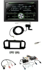 Pioneer CD USB Lenkrad Bluetooth 2DIN DAB Autoradio für Citroen Jumpy Spacetoure