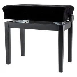 Банкетка для клавишных Gewa Piano Bench Deluxe Compartment Black Matt