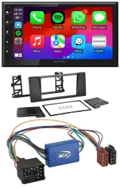 Автомагнитола Kenwood 2DIN MP3 USB DAB Bluetooth для BMW X5 E53 и 5 серии E39