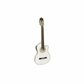ORTEGA RCE145WH Konzertgitarre Weiss - Fichte massiv "B-Stock"