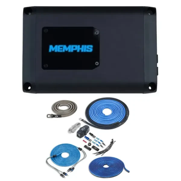 Memphis PRX1000.1V2 1000W RMS Class-D Monoblock Amplifier w/ Amp Kit