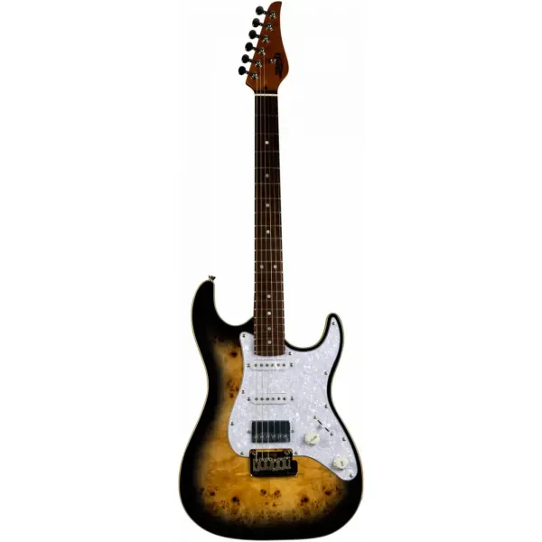 Электрогитара JET Guitars JS-450 Stratocaster HSS Transparent Brown