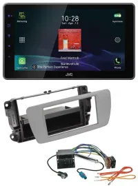 JVC DAB MP3 Bluetooth USB Autoradio für Seat Ibiza (ab 08) - dublingrau