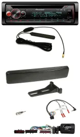 Автомагнитола для Ford Focus/Mondeo Pioneer USB DAB Bluetooth CD черная с поддержкой управления с руля