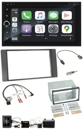 Blaupunkt USB DAB Bluetooth 2DIN TMC Lenkrad Navigation für Ford Kuga 08-12 anth