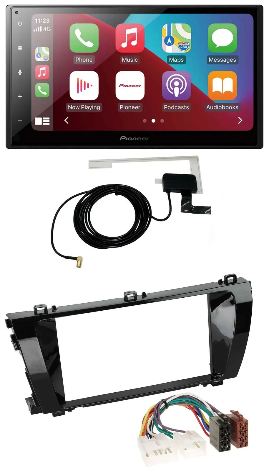 Автомагнитола Pioneer 2-DIN USB Bluetooth DAB MP3 для Toyota Corolla (с 2014)