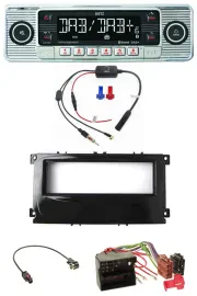 Dietz DAB USB MP3 Bluetooth Autoradio für Ford C-Max Galaxy Focus ab 2007 glänze