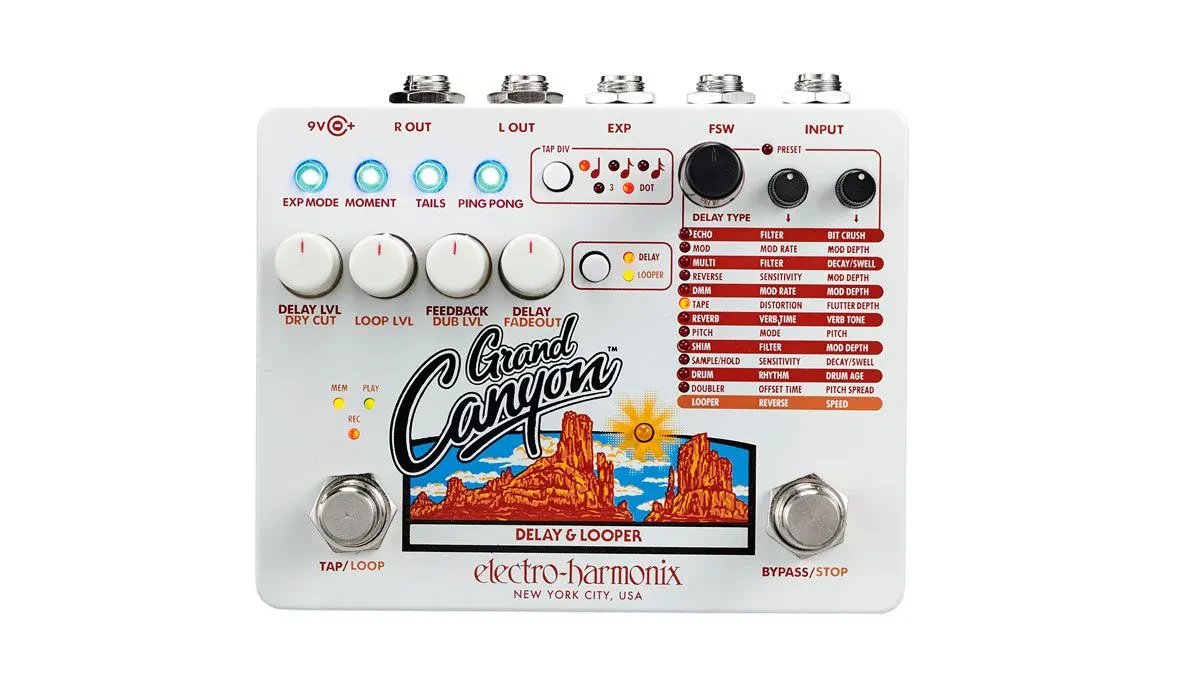 Педаль эффектов для электрогитары Electro-Harmonix Grand Canyon Delay Looper