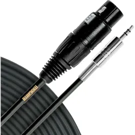 Mogami Gold Series 18" Mini TRSXLR Patch Cable 18 in. 3.5Mm