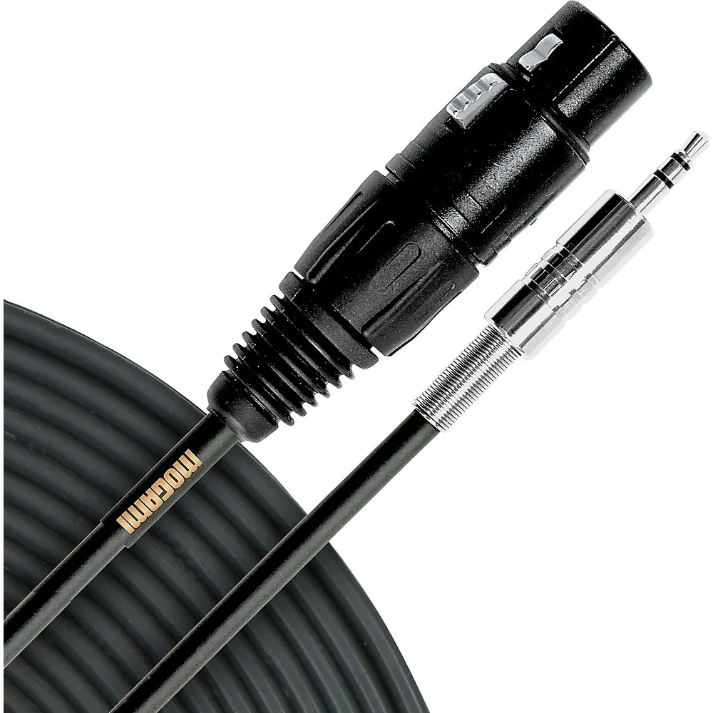 Mogami Gold Series 18" Mini TRSXLR Patch Cable 18 in. 3.5Mm