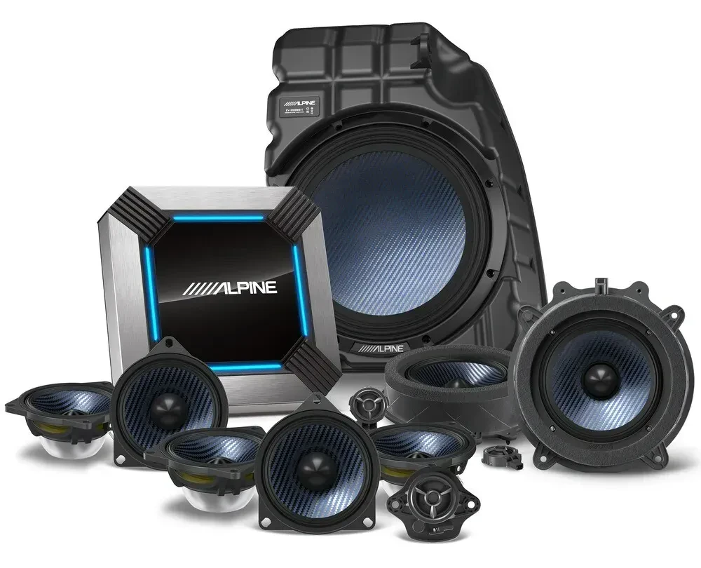 Автоакустика для Tesla Alpine PSS-TSLA-223 (набор, 11 динамиков)