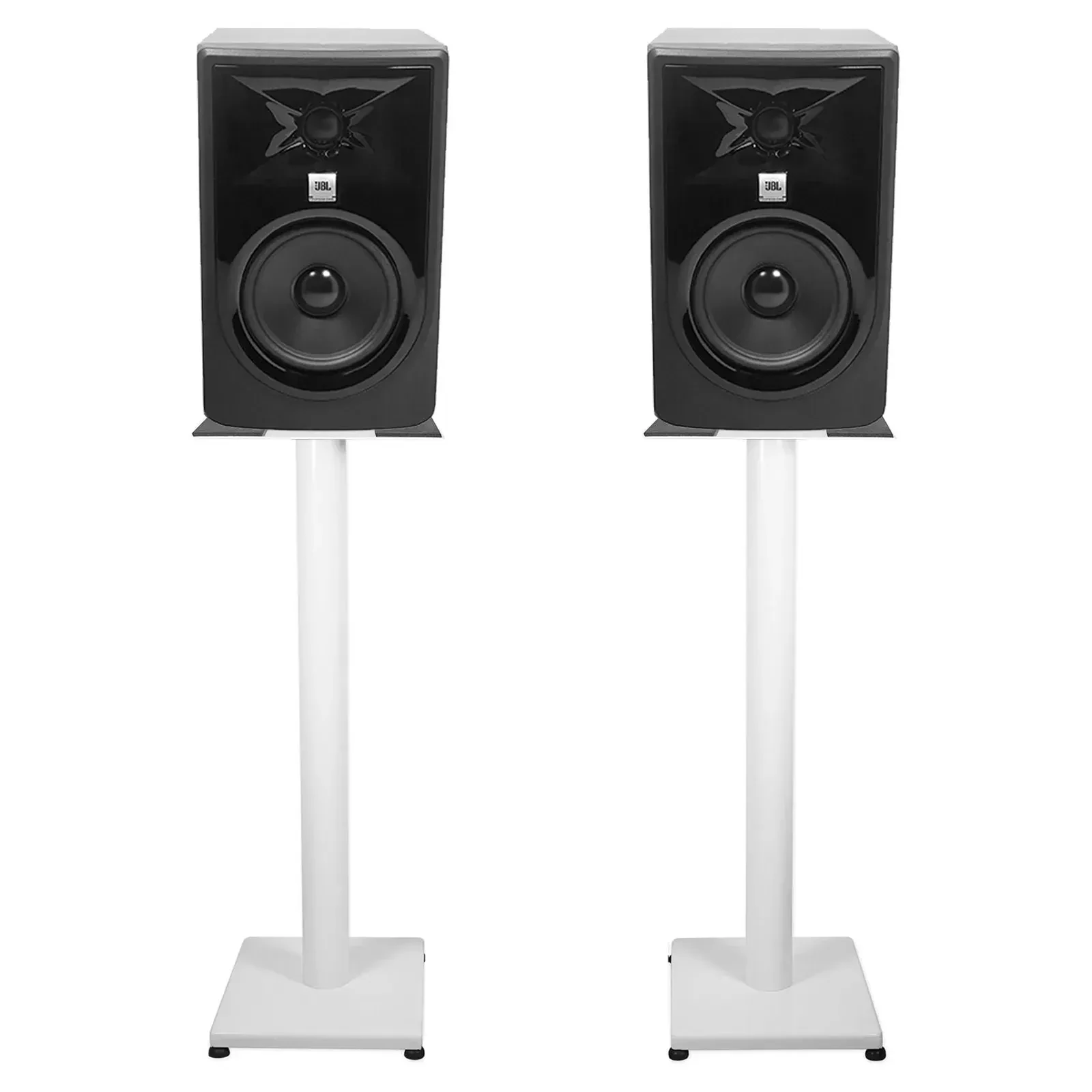 Активный студийный монитор JBL 305PMKII Black со стойкой (пара)