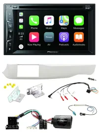Автомагнитола для автомобиля Pioneer 2DIN USB DVD Bluetooth DAB для Alfa Romeo Giulietta (2010–2014)