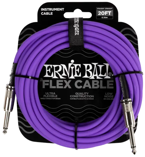 Инструментальный кабель Ernie Ball 6420 6м Flex Purple