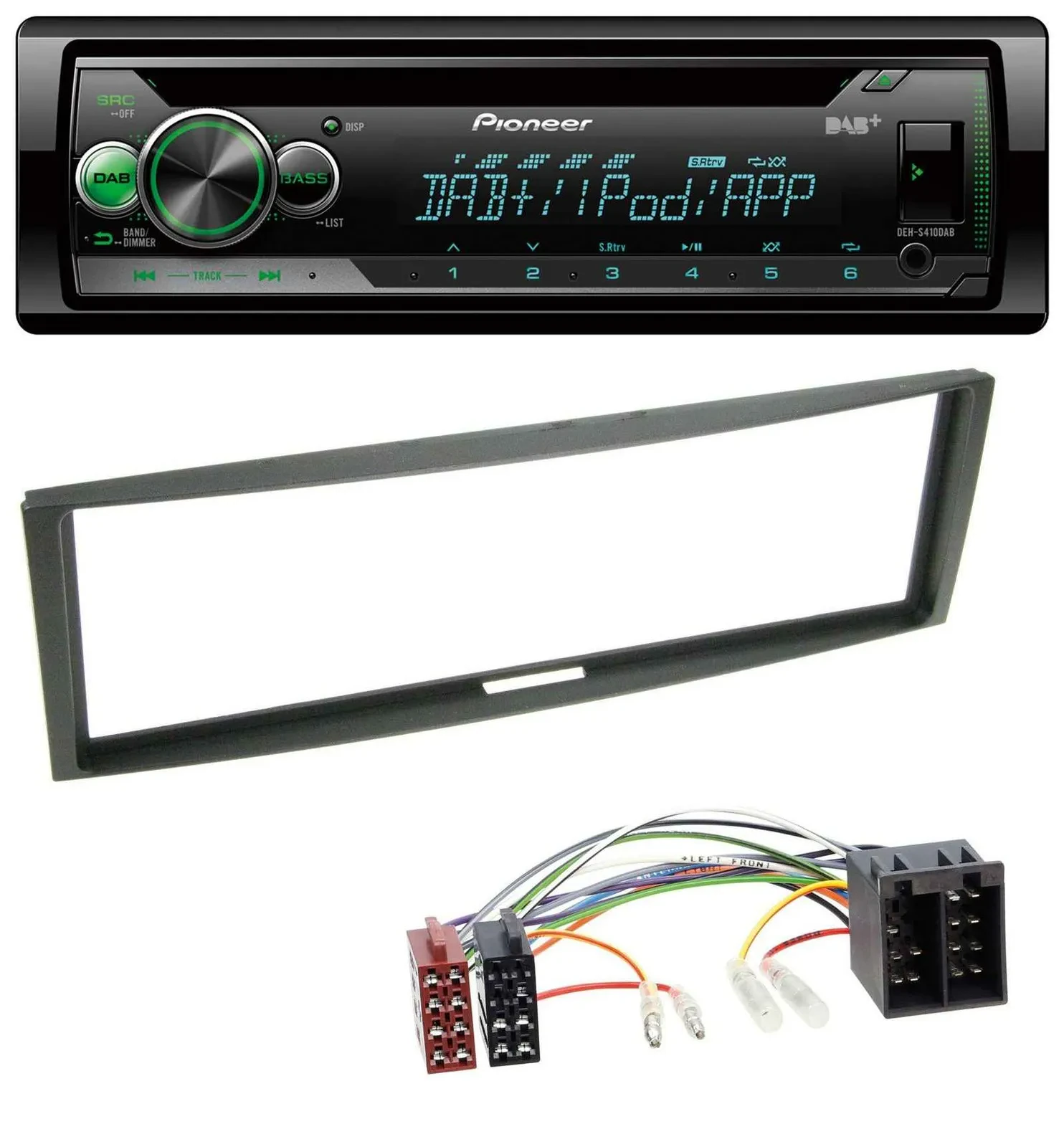 Pioneer USB MP3 DAB AUX CD Autoradio für Renault Megane Megane Scenic Modus Clio
