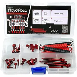 Floyd Rose Stainless Steel Hardware Upgrade Kit Red