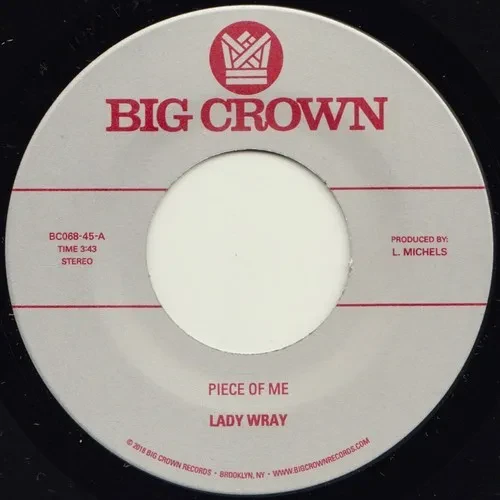 Виниловая пластинка Lady Wray - Piece Of Me / Come On In [New 7" Vinyl]