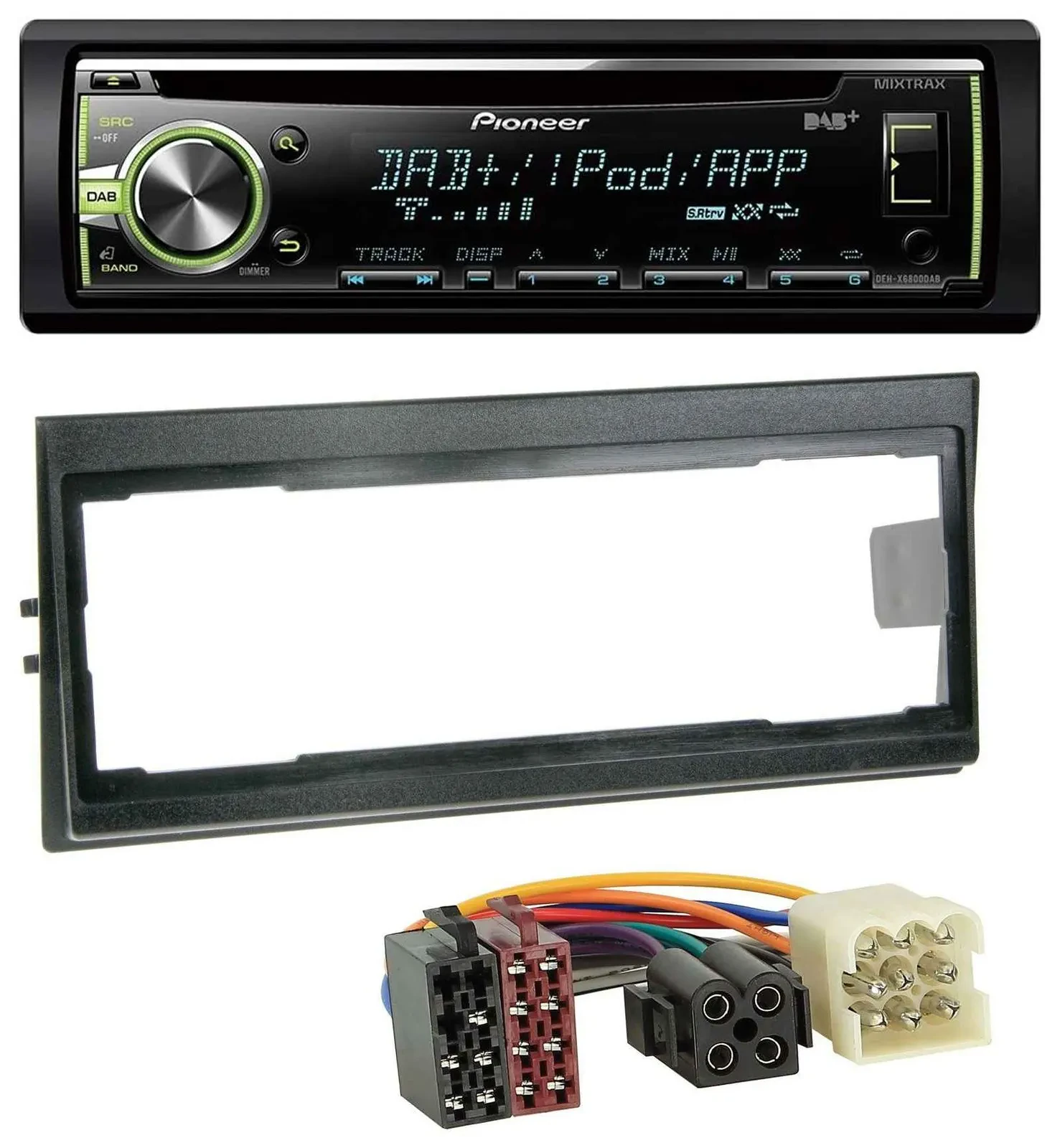 Pioneer DAB USB MP3 AUX CD Autoradio für Volvo 740, 760 (1982-1992)