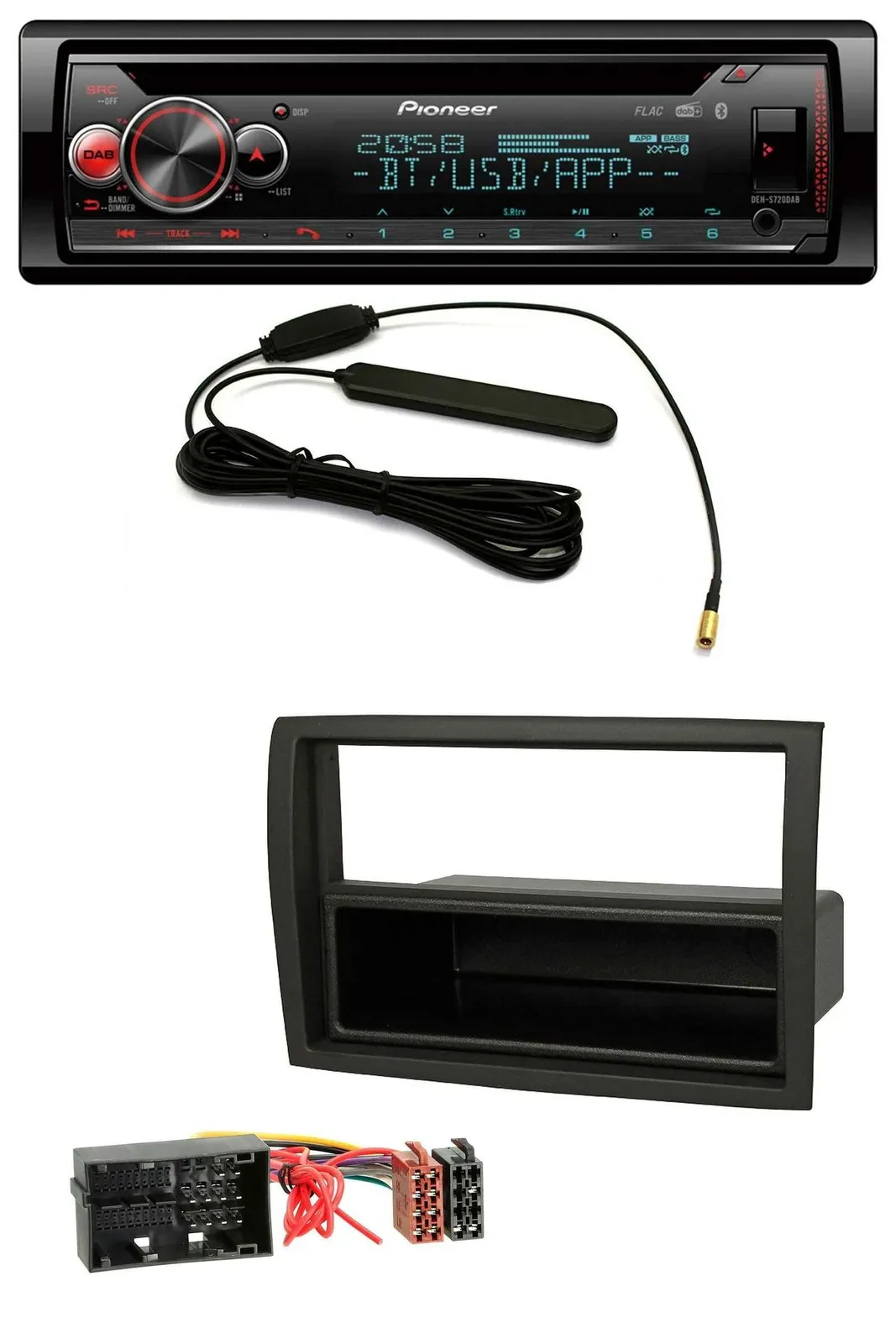 Автомагнитола для Fiat Ducato, Citroen Jumper, Peugeot Pioneer USB DAB Bluetooth CD MP3