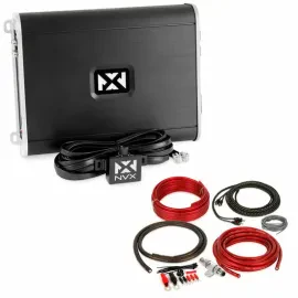 NVX VAD17001 Class D Monoblock Amplifier + Free Belva 4 Gauge Amp Kit