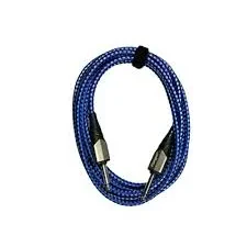 Инструментальный кабель Flanger FICB-007 Braided Blue White 3 м