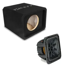 Сабвуфер пассивный NVX NE81P с сабвуфером Solo-Baric (44L7S82), 1x8", щелевой порт, MDF 3/4"